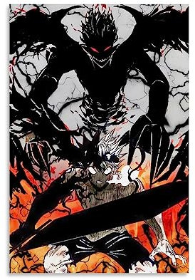 KHAMEO Black Clover Anime-Poster Noelle Yami Asta (13), Leinwand-Poster, dekoratives Gemälde, Leinwand-Wandposter und Kunstdruck, modernes Familienschlafzimmer-Dekor-Poster, 30 x 45 cm