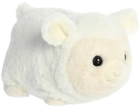 Aurora Adorable Spudsters Sharla Sheep Stofftier - Tr stendes Kuscheln - Verspielte Begleiter - Wei 25,4 cm