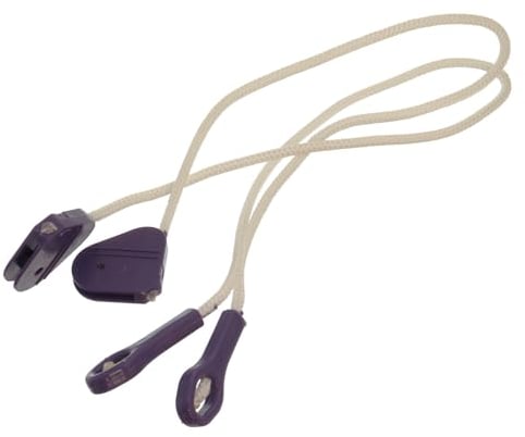 Paxanpax PLD1884 290mm Short Thread Length Purple Ended Type Dishwasher Door Hinge Brake Ropes Fits Beko Produced Models - Pack of 2