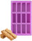 Silikonform für Riegel Müsliriegel Backform Riegelform Silikon Backform Silikonform Backen Müsliriegel Silikon Formen Backform Riegel Gebäck Schoko-Getreide-Energieriegel DIY (Violett)