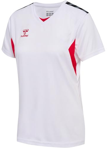 hummel hmlAUTHENTIC PL Jersey S/S Woman, White/True RED, S