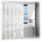 LNSYSNS Rideau de Douche 150x180 Anti Moisissure, Lavable Avec 10 Anneaux, Pour la Maison, l'Hôtel, la Salle de Bain