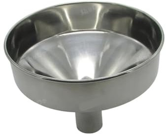 OZXJW Entonnoir à trémie Diamètre 19 cm 20 cm 24 cm Entonnoir en Acier Grand en Acier Inoxydable(C)