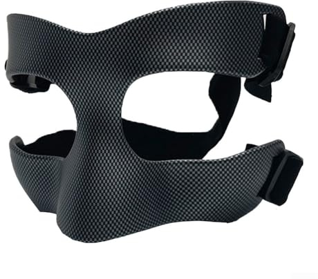 Nasenschutz für gebrochene Nase, verstellbarer Gesichtsschutz mit Pads, Gesichtsschutz, Sporttraining, Gesichtsmaske, Nasenschutz für Erwachsene, Teenager, Basketball, Baseball (B)