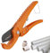 cManueller Rohrschneider für Kupfer, PVC, Sanitär, handlich, tragbar, kompakt, langlebig, Edelstahlklingen, ergonomisch, leicht, Heimprojekte, Reparatur, multifunktional, einfach zu bedienen, Prä