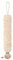 Baby Plüsch Schnullerkette Stoff Schnullerband Baumwolle Creme Beige mit Buchenholz Clip Hochwertig Babygeschenk Geburt