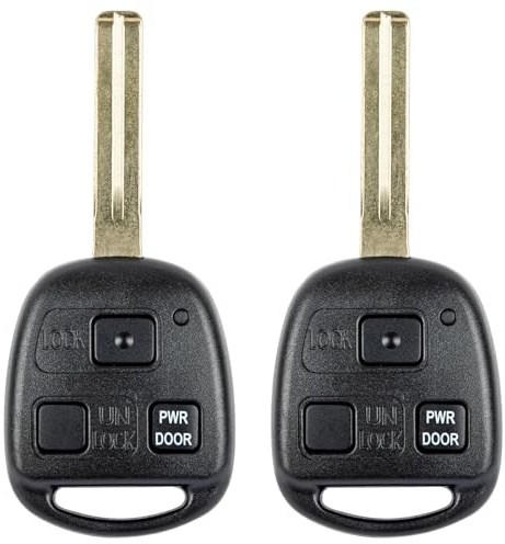 Vurkcy Key Fob Replacement for 2004-2006 RX330/ 07-09 RX350/ 06-08 RX400H | 2010 RX450H Car Keyless Entry Remote Control, HYQ12BBT, 3 Buttons, 2Pcs