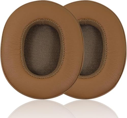 Akkiv replacement ear pad compatible with Skullcandy Hesh3 Hesh ANC Crusher360 Crusher Wireless Hesh Evo Venue ANC Crusher Evo Crusher ANC headset Protein leather and memory foam making (yellow)