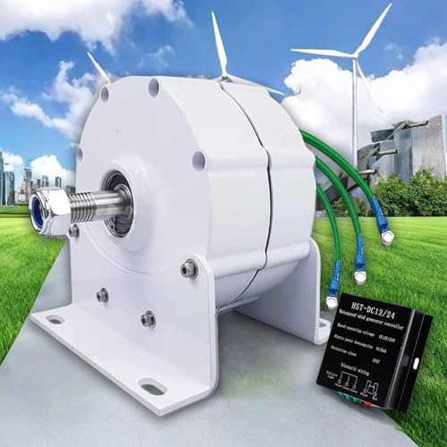 Giuggiolared Generatore a Magneti Permanenti 10000W/12000W Dinamo 12V 24V 48V 120V 220V Generatore Elettrico Trifase Uso Dell'alternatore CA per Turbina eolica ad Acqua,10000W-220V
