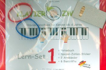 Klavierzwerge Set Band 1-3 (Band 1-3 +Stifte +2 Armbänder)