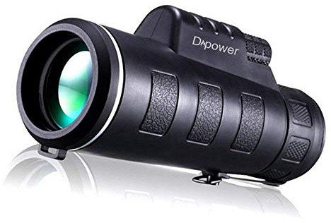 DFlamepower 10x42 HD Monocular with Full Optical Prism and Dual Focus Telescope, Waterproof, Portable Spotting Scopes for Birdwatching