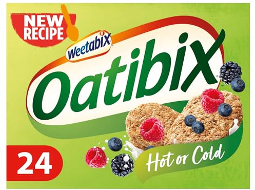 Oatibix 24 Biscuits – 100 percent Wholegrain Oats – Beta-Glucans For Healthy Cholesterol – Low Sugar & High Fibre – Protein to Support Muscles & Bones
