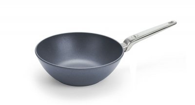Woll, Diamond Lite Pro Guss-Wok 26 cm, 9 cm hoch, nicht für Induktion