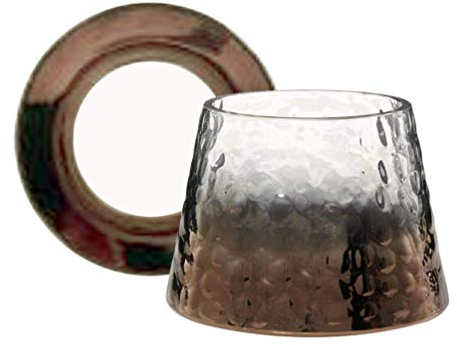 Yankee Candle Sheridan Large Glass Shade & Plate