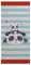 Cartoon Panda Mikrofaser Badetuch 150x75cm Rechteckiger Tier Strandtuch Rosa Blaue Streifen Sport Handtuch Schwimmen Tauchen Surfen Reisen Yoga Picknick Decke (Süß Panda)