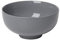 Blomus -RO- Porzellan-Schale Size L, eleganter Grauton, bruch- und kratzfest, spülmaschinengeeignet, 730ml, Farbe Sharkskin (64007)