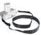 CANPIS CP001 - Tracolla per fotocamera in vera pelle, con chiusura rapida, per Nikon Canon Sony Pentax Leica Olympus Fuji Tutte le fotocamere DSLR (nero)