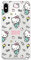Personalaizer Hello Kitty Pattern Stickers for iPhone X - XS