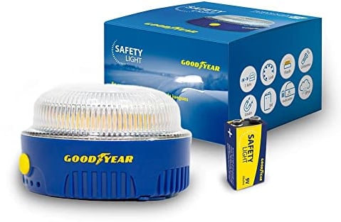 Goodyear Safety Light, Luz de Emergencia para Coche homologada, Señal v16, Autorizada por la DGT