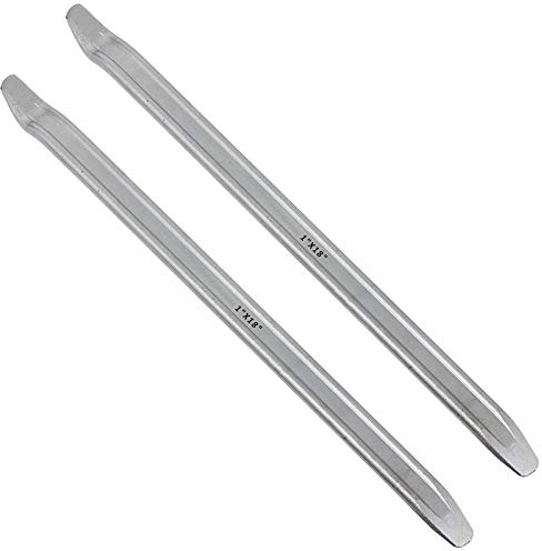 Spares2go Long 18 Tyre Lever Wheel Iron Bar (Pack of 2)
