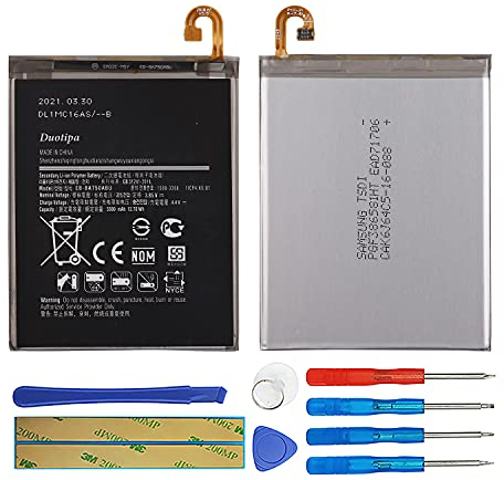 Duotipa Ersatzakku Batterie EB-BA750ABU kompatibel mit Samsung Galaxy A10 SM-A105F A105M A7 2018 A750F mit Werkzeugen-Nicht für Galaxy Tab A7