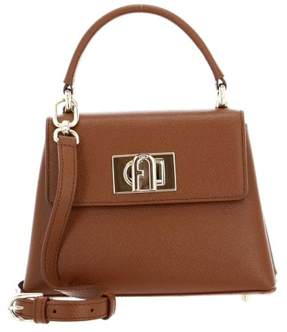 Furla 1927 Mini Top Handle Bag XS Cognac