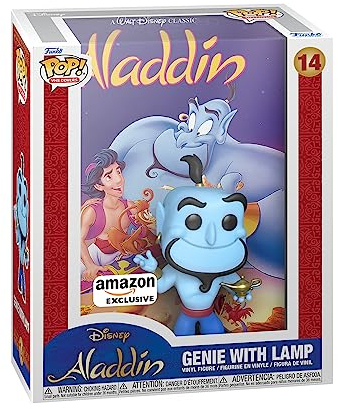 Funko Pop! VHS Cover: Disney - Aladdin - Amazon-Exklusiv - Vinyl-Sammelfigur - Geschenkidee - Offizielle Handelswaren - Spielzeug Für Kinder und Erwachsene - Modellfigur Für Sammler und Display