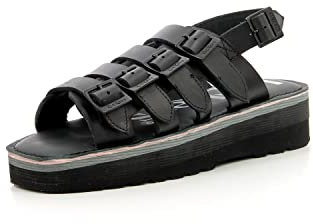 Kickers Hi Sunny, Sandales Femme, Noir, 38