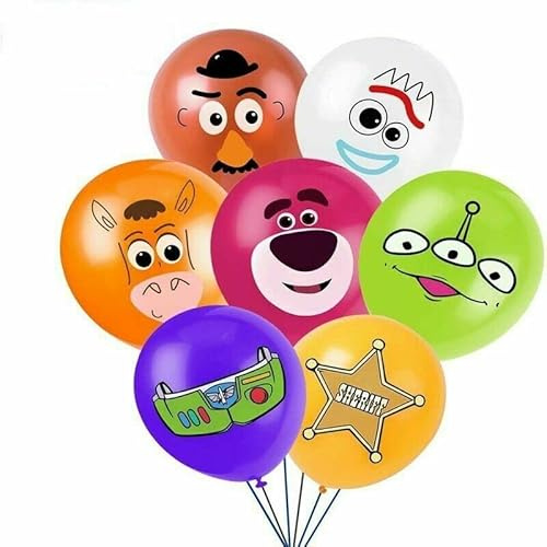 madeokoltd Spielzeug-Luftballons, 7 Stück, 30,5 cm, Latex, für Kinder, Geburtstagsparty, Dekoration