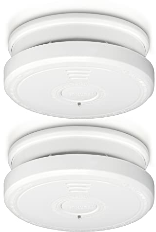 Alecto SA20 Rauchmelder - mit Time-Out Taste - Test und Reset Taste - Alarm >85-10 Jahre Sensor Laufzeit - entspricht EN14604:2005/AC:2008 - weiß (2)