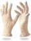 Migliore Wear 2 Pairs Cotton Gloves for Eczema with Touchscreen Fingers, Moisturising Gloves for Dry Hands, SPA, Hand Care, Eczema Gloves for Adults(Beige Sand-L/XL)