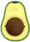 Uposao Giocattoli di Erba gatta, Palline di Erba gatta a Forma di Avocado Palla di Erba gatta montata a Parete per Gatti per Pulire i Denti e prevenire l'alito Cattivo, 1 pz