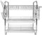 HUOLE Escurridor de Platos Cocina Extensible Escurreplatos escurridor Cubiertos Rejilla Bandeja de Goteo Secaplatos Soportes para Platos con Soporte de Cubiertos