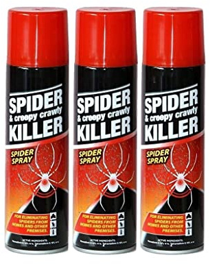 PNJB, Spider & Creepy Crawly Insect Killer Spray, Killer Spray, Destroying All Indoor Infestations Fast, Repellent Spray 200ml, (3 PCS)