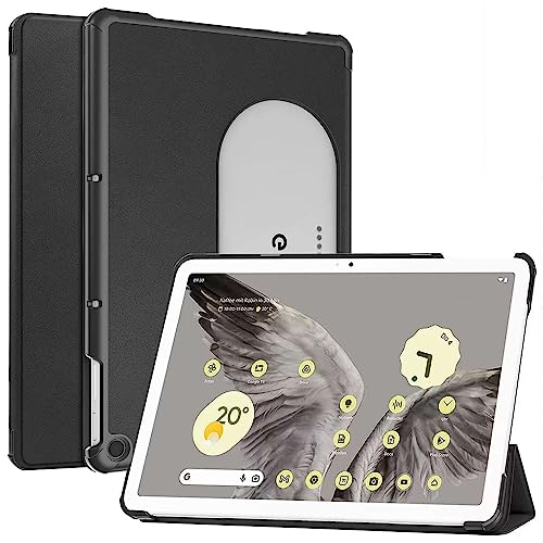 ebestStar - for Google Pixel Tablet Case, Smart Cover Magnetic Flip Protection, PU Leather, Black