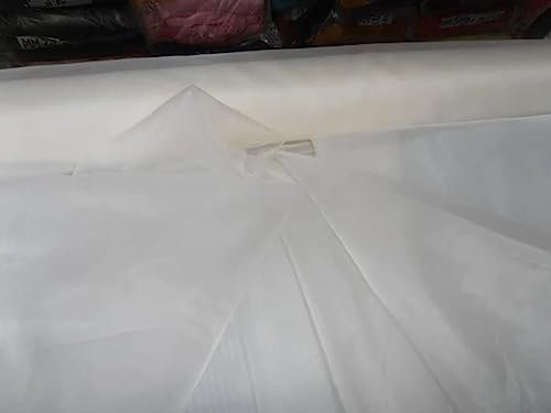 Seidenorganza, 5,2 Momme, 111,8 cm breit, cremefarben