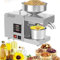 LTSRLL Pressa per Olio Automatica 610w Macchina per frantoio a Temperatura controllata elettrica Intelligente pressa per Olio in Acciaio Inossidabile per Sesamo di Noci di Oliva