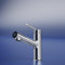 EMKE Küchenarmatur - Flexibler Wasserhahn Küche, LED Temperaturanzeige Küchenarmatur, 360° Schwenkbare Spültischarmaturen, Wasserhahn Küchen & Brause ausziehbar, Chrom