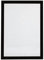 MAGNETRAHMEN | DIN A4 | Inforahmen | Magnettasche | Plakatrahmen | Einstecktasche | Farbe wählbar | aufklappbar | Bilder, Poster, Fotos/Schwarz