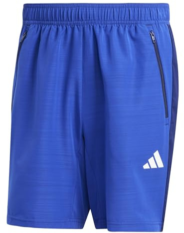 adidas Men's Train Essentials Woven Melange Shorts, Dark Blue Melange, S 7 inch