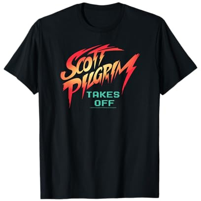 Logo Scott Pilgrim Takes Off Maglietta