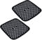 MasterPRO FOODIES COLLECTION - Juego de 2 Alfombrillas de Silicona para Hornear en el Air Fryer - 19x19 cm - Distribución Uniforme del Calor - 100% Antiadherentes y Resistentes - Fáciles de Limpiar