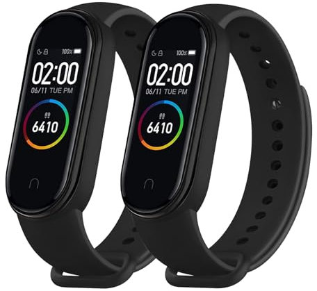Vancle Bracelet pour Xiao Mi Smart Band 4 /Mi Band 3 Bracelet,Bracelets Silicone Respirant pour Mi Band 3 4