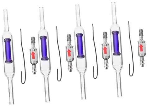 BESPORTBLE 8stücke Edelstahl Rückschlagventil Für Aquarienluftpumpe Einwegventil Für Aquarium Verhindert Rückfluss Und Schützt Pumpen Installieren Langlebig Und Stabil