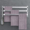 Porte-serviettes sans perçage - 60 cm - Argenté - Porte-serviettes de salle de bain - Porte-serviettes mural - Porte-serviettes de cuisine - Sans perçage