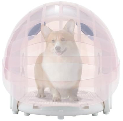 DeeDuud Secadora para mascotas 600 W, caja de secado plegable para mascotas para gatos y perros, caja de secado automática para mascotas, temperatura ajustable