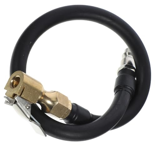 EXAOMBLE Adaptateur De Tuyau Extension pour Gonflage De Vélo Flexible Compresseur Air avec Connecteur Sécurisé Rallonge Pratique pour Pneus Et Outils