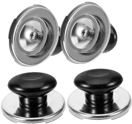 Warmhm 1set Teapot Flute Lid Knobs Whistle Pan Accessories for Easy Installation Compact Design Convenient Kitchen Gadgets 4pcs