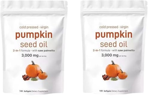 Huile De PéPins De Courge Lenoria Au Palmier Nain, Pour Hommes Et Femmes, Favorise La Croissance Et La Chute Des Cheveux.,2pcs