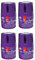 Sano Purple Water Toilet Bowl Cleaner Long Lasting Air Freshener WC Tablet Pack of 4